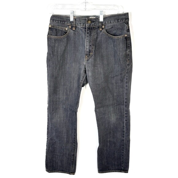 J.Crew Mens Vintage Slim Fit Denim Jeans 30x30 Charcoal Gray Actual 30x28 - Picture 1 of 16